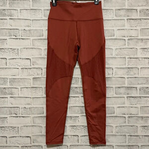 Aerie Chill Play Move orange/pink high waist full length leggings Medium